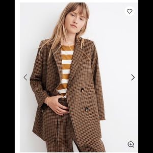 Caldwell Double-Breasted Blazer in Desert Check